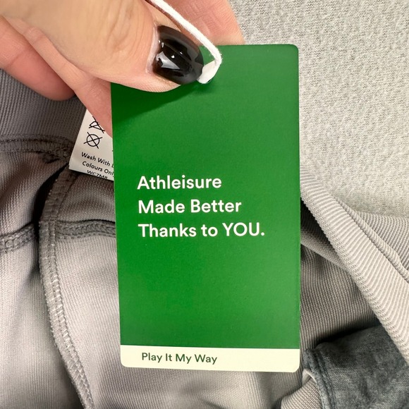 Halara Wide Leg Pants Womens M NWT Gray High Rise Travel Cozy Lounge Athletic - Picture 5 of 10